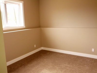 bedroom painted beige